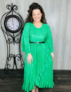 The Elegance Dress- Green