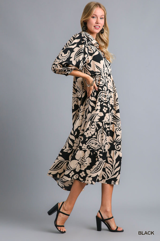 Classic Black & Tan Boho Dress – The King's Daughter Boutique
