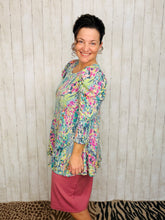 Purple Mix Wildflower Tunic
