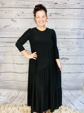 Tonya Marie Tiered Dress- Black