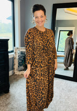 Take On The Day- Leopard Print Bubble Hem Dress