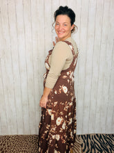 Fall Floral Ribbed Jumper