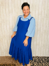 Baby Blue Gingham Collared Shirt