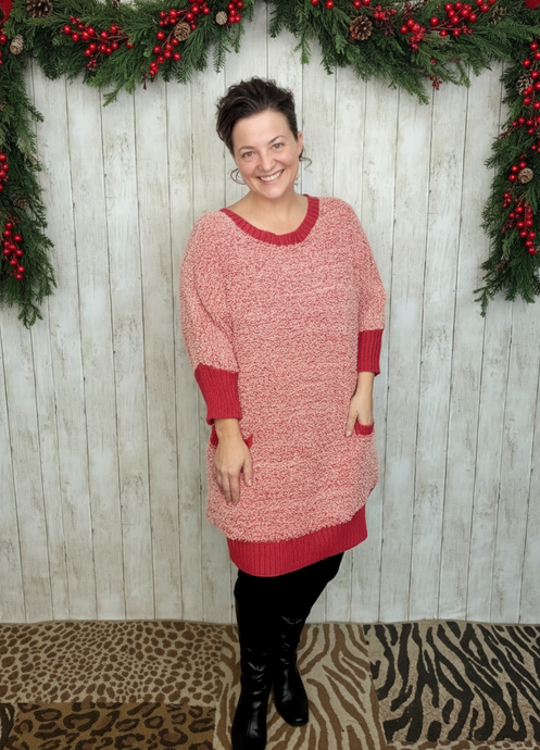 Rose Berry Fashion Sweater