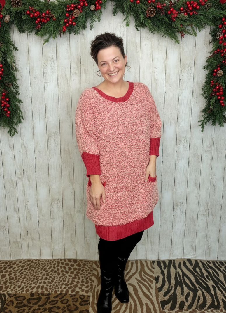 Rose Berry Fashion Sweater