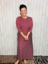Everyday Style Dress- Burgundy
