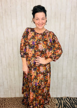 Lori Floral & Ruffle Dress