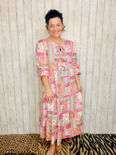 Trish Bow Front Dress-Pink