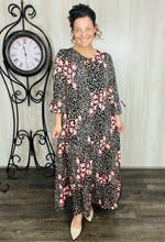 Connie Coral & Leopard Dress