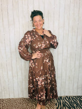 Julia Frilled Floral Dress