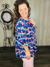Jordan Leopard & Royal Blue Tunic