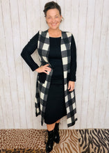 Buffalo Plaid Cardigan (White or Red)