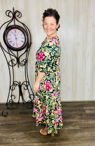 Kimmy Tiers & Bows Dress- Black