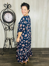 Sabrina Navy & Floral Dress
