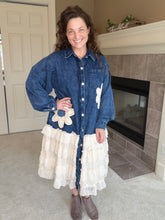 Jean & Lace Shirt Dress