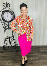 Looking Pretty Satin Style Top- Rust, Black or Teal