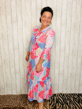 Brenda Bow & Ruffle Pink Patchwork