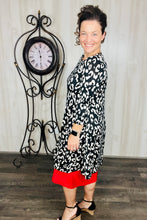 Black & Ivory Animal Print Tunic