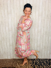 Trish Bow Front Dress-Pink