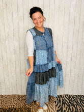 Mineral Wash & Stars Chambray Jumper Dress