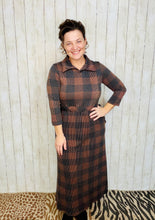 Adorable In Plaid Lounge Dress-Buffalo Print