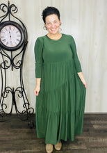 Tonya Marie Tiered Dress- Olive