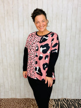 Baby Pink & Leopard Top