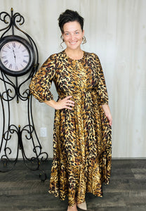 Katie Animal Print Dress