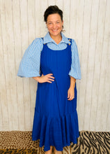 Baby Blue Gingham Collared Shirt
