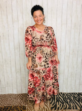Mallory Mauve & Leopard Dress