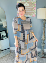 Tonya Marie Tiered Dress-Patchwork