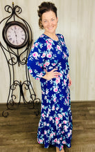 Sarah Navy & Roses Dress