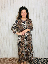 Michella High Low Dress-Classic Leopard