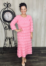 Classy & Ruffles Light Pink Dress