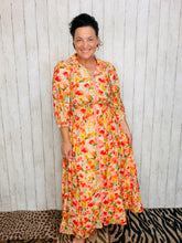 Peach Sophistication Zipper Dress