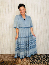 Light Chambray Maxi Dress
