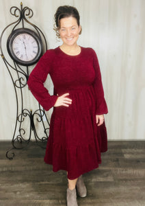 Jessie Puff Sleeve Tiered Dress