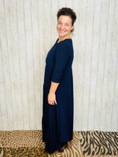 Tonya Marie Tiered Dress- Navy