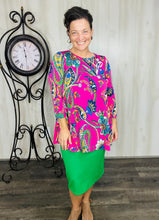 Marissa Pink Paisley Tunic