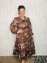 Julia Frilled Floral Dress