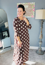 Hannah Brown Dot Dress