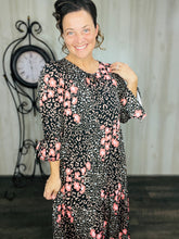 Connie Coral & Leopard Dress