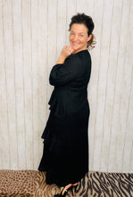 Ruffles & Luxury Dress-Black