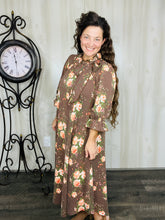 Chocolate & Floral Dress