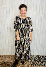 Missy Black & Olive Dress