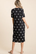 Stars & Buttons Midi Dress