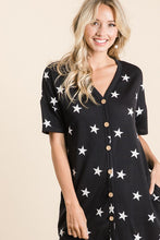 Stars & Buttons Midi Dress