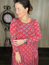 Red Peacock Tunic