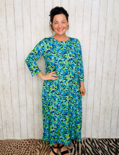 Brenda Blue & Green Dress