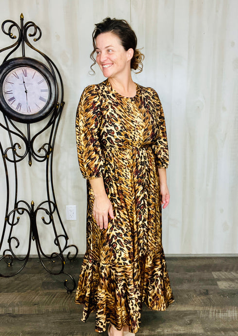Katie Animal Print Dress